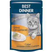 Best Dinner д/кош. конс.85гр Индейка суфле